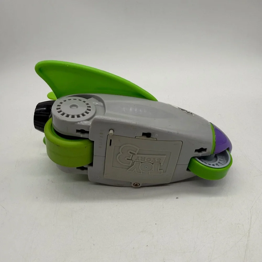 Disney Pixar Toy Story 3 Buzz Lightyear Star Command Spaceship Grey Green Purple